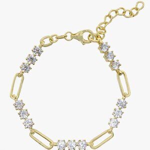 cupcakes & cashmere Alara CZ Tennis Bracelet - NWT